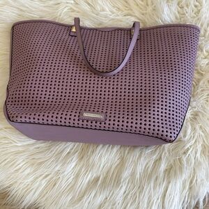 Perforated Purple Tote Bag